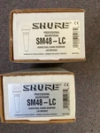 Shure SM48-LC Unidirectional Dynamic Microphone New In Box. Fixed Price $49.00.