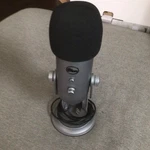Blue Yeti Usb Microphone Silver Adjustable Freestanding Desktop. Fixed Price $26.50.