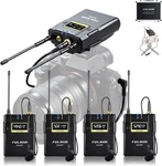 Fulaim WM500 Uhf Wireless Lavalier Microphone System, 16-CHANNEL Lapel. Fixed Price $153.89.