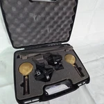 Cascade Fat Head Ribbon Microphone Matched With Case & Shockmounts Gold. Fixed Price $599.99.
