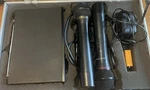 Vocopro Wireless System VHF-35 With 2 Microphones And Padded Case. Fixed Price $39.99.