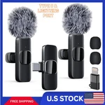 Wireless Lavalier Microphone For Iphone Ipad Noise Reduction Plug Play 2 Color. Fixed Price $13.99.
