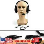 1X Heavy Duty Overhead Headset Boom Mic Ptt For Kenwood Puxing Baofeng Radio Ue. Fixed Price $17.75.