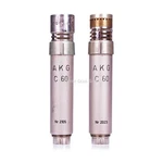 Akg C60 Tube Condenser Microphone Pair With N60A CK28 Capsule AC701. Fixed Price $4350.00.