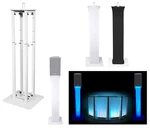 (1) Rockville White Adjustable Totem Speaker Stand For Samson RSX112A. Fixed Price $199.95.