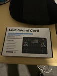 Live Sound Card Condenser For Microphone Podcast.. Fixed Price $25.49.