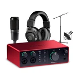Focusrite Scarlett 4I4 Gen - At Mic/sterling Headphone/stand/cable Package. Fixed Price $595.99.