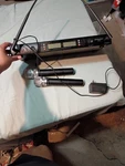 G-622 Gtd Audio Dual Channel Wireless Receiver With Microphones. Fixed Price $129.99.