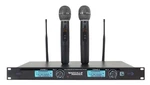 Rockville RWM23UA Uhf Wireless Pro Rack Mount Dual Microphone SYSTEM/20 Channel. Fixed Price $119.95.