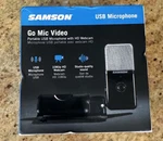 Samson Go Video Usb Microphone And Webcam New In Box. Fixed Price $55.99.
