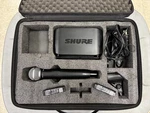 Shure GLXD24/SM58-Z2 Digital Wireless Handheld Mic System Batteries Included. Fixed Price $280.00.