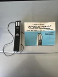 Vintage Realistic Apollo FM-91 Wireless Microphone System Japan W/ Manual. Fixed Price $26.99.