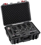 Electronics Pack Arena Drum Microphone Kit: KICK/BEAT/V7 X/SE8+CLAMP+CASE. Fixed Price $908.95.