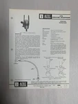 Original Vtg Altec 677B Miniature Microphone Operating Instructions (A3). Fixed Price $14.95.