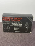 Azden WMS-10-II Wireless Transmitter And Receiver Complete Not Tested. Fixed Price $20.00.