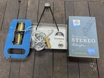Vtg Telefunken D77 Dynamisches Stereo Mikerofon Microphone & Stand Box As. Fixed Price $54.95.