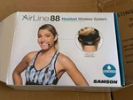 Samson Airline 88 Headset Wireless Uhf Microphone Fitness System. Fixed Price $199.00.