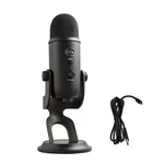 Logitech Blue Yeti Usb Microphone Blackout Pc Studio Sound Gaming Podcast. Fixed Price $121.94.