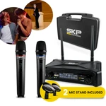 Skp Pro Audio UHF-300D Digital Wireless Vocal Dual Handheld Microphone System. Fixed Price $91.99.