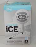 New Logitech Blue Snowball Ice Plug And Play Usb Microphone Streaming A00122. Fixed Price $29.97.