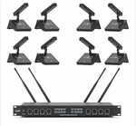 Xtuga YT8 Uhf Channel Desktop Gooseneck Microphone System. Fixed Price $250.00.