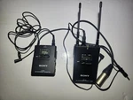 Sony UTX-B2 Uhf Transmitter & URX-P2 Tuner, Lavalier Microphone, Xlr Output. Fixed Price $125.00.