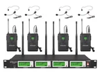 Gtd 4X800 Ch Diversity Wireless Lavaliere Lapel Headset Microphone 787L. Fixed Price $329.00.
