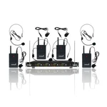 Lavalier Lapel Headset Microphone 4CH Wireless Vhf Church System Mics. Fixed Price $139.96.