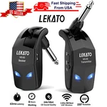 Lekato Wireless Guitar System Bass Transmitter Receiver 2.4GHZ Channels 150FT. Fixed Price $34.99.