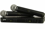Shure BLX288/SM58 Wireless Dual Vocal System W/two Transmitters Band J11. Fixed Price $769.00.