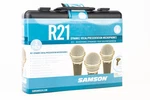 Samson R21 Dynamic Vocal Microphone 3-PACK Mics With Case & Clips Mint V28. Fixed Price $59.99.