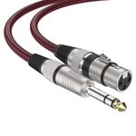 15FT 2PACK Nylon Braided Microphone Cable - Balanced Xlr Female To 1/4" Trs H.... Fixed Price $39.12.