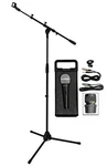 Rockville Rmc-xlr High-end Metal Handheld Wired Microphones +tripod Base Stand. Fixed Price $52.95.