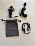 Lavalier Microphone, Maono AU100 Hands Free Clip-on Lapel With Omnidirection. Fixed Price $18.20.