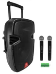 Rockville RAM12BT 12" Rechargeable Powered 600W Dj Pa Speaker, Mics, Bluetooth. Fixed Price $229.95.