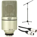 Mxl 990 Large-diaphragm Condenser Microphone With Stand Cable. Fixed Price $139.00.