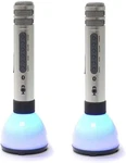 2 Pcs Singing Machine Bluetooth Wireless Karaoke Microphone Handheld W/speaker. Fixed Price $14.95.