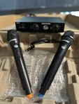 Gem Sound GMW-2 Wireless Dual Channel Vhf Microphone System With Handheld Mics. Fixed Price $35.00.