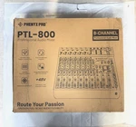 Professional 8-CHANNEL Audio Mixer, Phenyx Dj Sound Board W/flexibl.... Fixed Price $196.00.