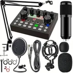 Complete Home Studio Recording Kit Mixer Condenser Microphone Set. Fixed Price $28.50.