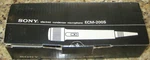 Vintage Used Sony ECM-2 Electret Condenser Microphone, Original Box. Fixed Price $19.99.