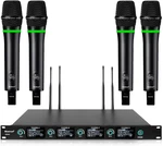 4-CHANNEL Uhf Wireless Microphone System With Rechargeable Handheld Mics. Fixed Price $333.99.