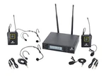 Rockville RWM-DSP-L2 Dual Lapel+headset Uhf 200CH Microphone System Control. Fixed Price $99.67.