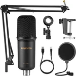 Usb Microphone Bundle ZY-UA1 Pc Laptop Recording Condenser Kit For Podcastin. Fixed Price $49.95.