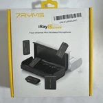 New 7RYMS Iray DW40 4-CHANNEL Wireless Lav Microphone System Kit 4*TRANSMITTER. Fixed Price $50.00.