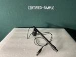 Shure MX185 Cardioid Wired Condenser Lavalier Microphone W/ Stand Mount.. Fixed Price $59.13.