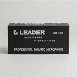 Leader DM-1900 Dynamic Wired Handheld Microphone Silver/black. Fixed Price $26.99.