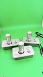Lot Of 3 Used Revolabs Xtag Wireless Microphone 02-DSKSYS-D Missing Earpieces. Fixed Price $24.99.