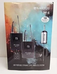 Blackmore Pro Audio BMP-16 Dual Portable Lapel Wireless Uhf Microphone System. Fixed Price $71.99.