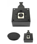 Fsr T3-MJ Blk 15848 Table Microphone Box Mount Black New In. Fixed Price $29.99.